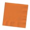 Party Central Club Pack of 240 Sunset Orange Solid 2-Ply Disposable Beverage Napkins 5"